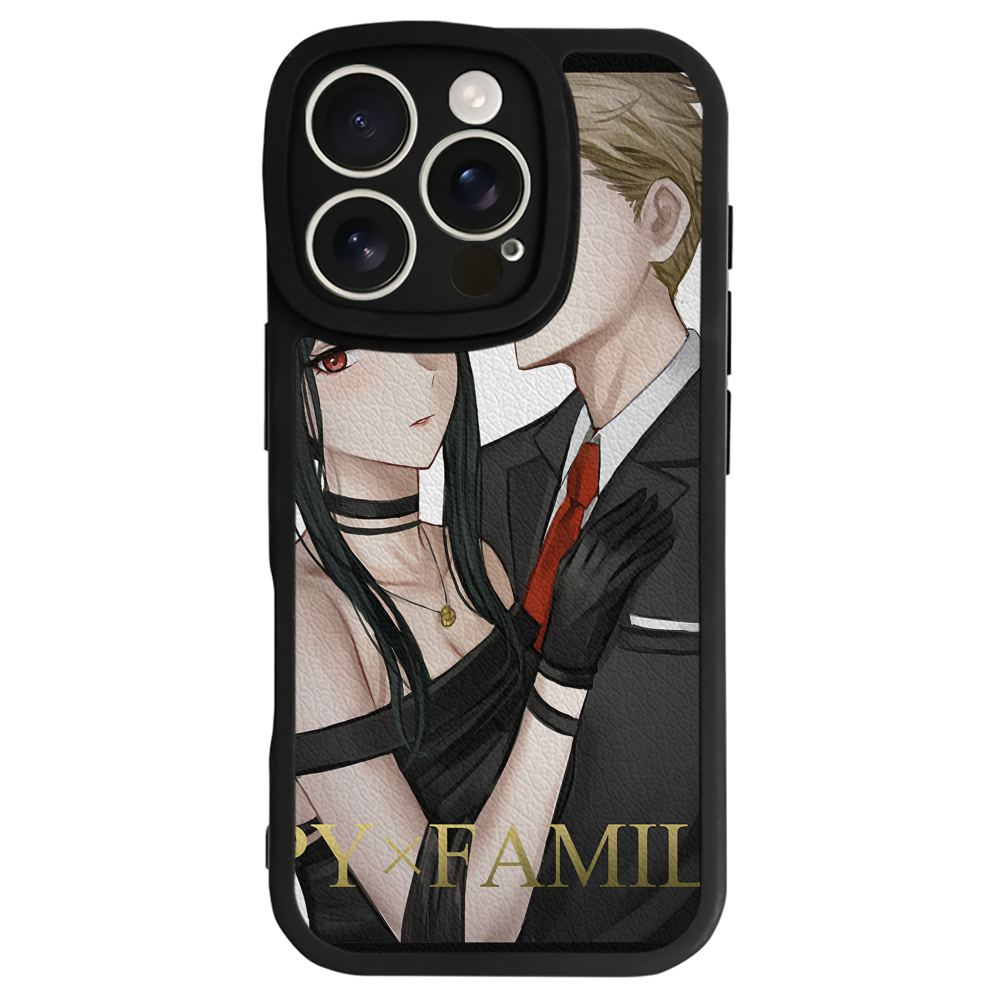 （画像用） SPY×FAMILY间谍家家酒 【iPhone 16シリーズ対応】シリコンスマホケース（レザー調） 材質：シリコン